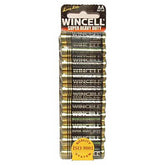 Wincell AA Super Heavy Duty Batteries 10 Pack for Reliable Power Batteries
